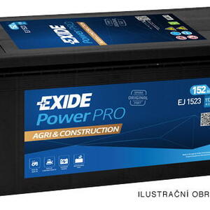 Exide PowerPRO Agri & Construction 12V 135Ah 1000A EJ1355