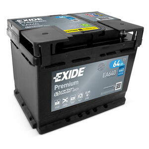 Exide Premium 12V 64Ah 640A EA640