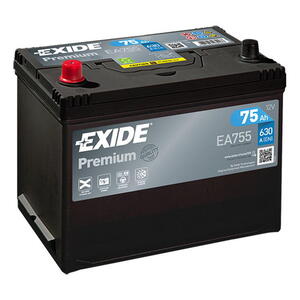 Exide Premium 12V 75Ah 630A EA755