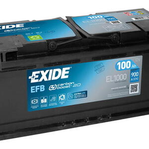 Exide Start-Stop EFB 12V 100Ah 900A EL1000