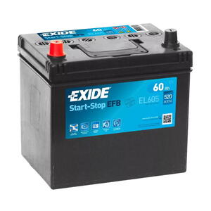 Exide Start-Stop EFB 12V 60Ah 520A EL605