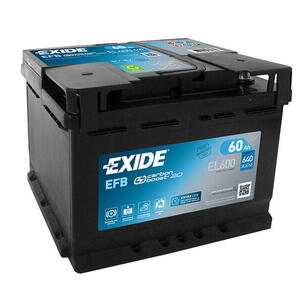 Exide Start-Stop EFB 12V 60Ah 640A EL600