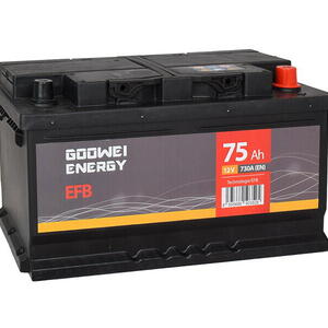 GOOWEI ENERGY 12V 75Ah 730A EFB75