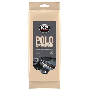 K2 POLO MATT COCKPIT WIPES - Utěrky na cockpit a plasty - matné - 24ks