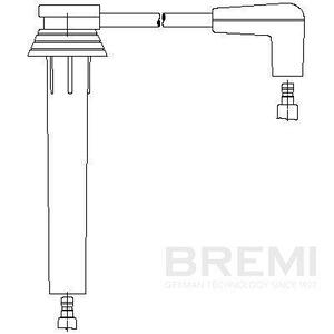 Kabel zapalovací svíčky BREMI 6A80/14-BREMI