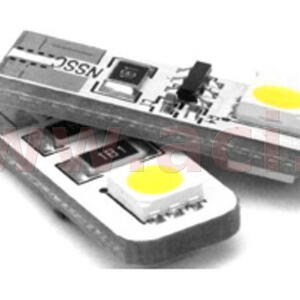 LED 12V 1,64W 2x SMD bílá 5600k (patice w2,1x9,5d/ T10) kompatibilní s CAN-BUS (blistr 2 k