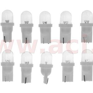 LED dioda 12V 5W (patice w2,1x9,5d/ T10) sada 10 ks