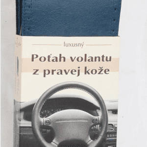 Mária Cavallo (made in Slovakia) Kožený potah volantu Maria Cavallo - dvojbarevný modrošed