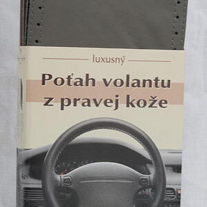 Mária Cavallo (made in Slovakia) Kožený potah volantu Maria Cavallo - šedý světle Velikost