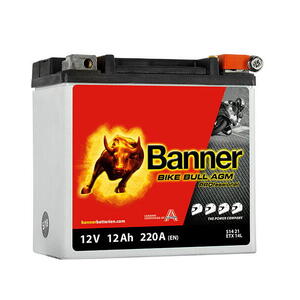 Motobaterie Banner Bike Bull AGM PRO 51421 / BETX 14L, 12Ah, 12V