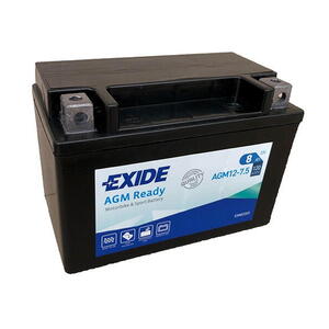 Motobaterie EXIDE BIKE AGM Ready 8Ah, 12V, AGM12-7.5 (YTX9-BS)