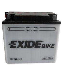 Motobaterie EXIDE BIKE Conventional 28Ah, 12V, E60-N24L-A