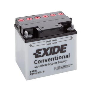 Motobaterie EXIDE BIKE Conventional 30Ah, 12V, E60-N30L-B