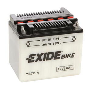 Motobaterie EXIDE BIKE Conventional 8Ah, 12V, YB7C-A