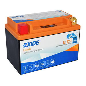 Motobaterie EXIDE BIKE Li-Ion 3Ah, 12V, ELTX9