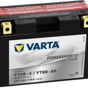 Motobaterie Varta  Levá 12V,9Ah/115A