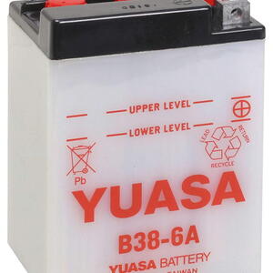 Motobaterie YUASA B38-6A 6V 14,7Ah