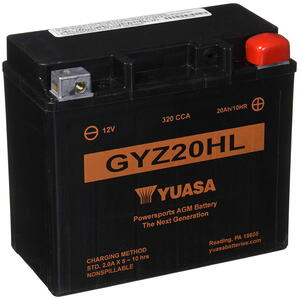 Motobaterie YUASA GYZ20HL 12V 20Ah 320A