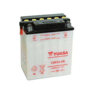 Motobaterie YUASA (originál) 12N14-3A, 12V,  14Ah