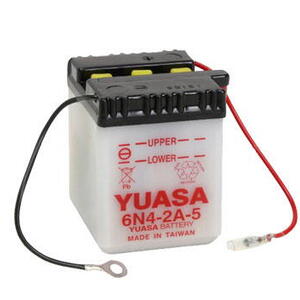 Motobaterie YUASA (originál) 6N4-2A-5, 6V, 4Ah