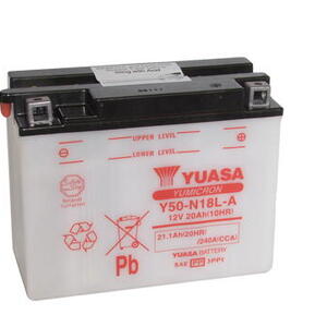 Motobaterie YUASA (originál) Y50-N18L-A, 12V,  20Ah