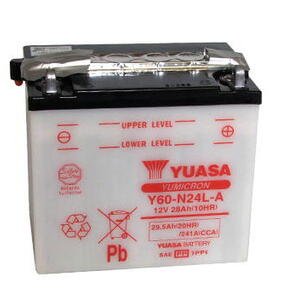 Motobaterie YUASA (originál) Y60-N24L-A, 12V,  28Ah