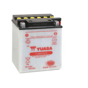 Motobaterie YUASA (originál) YB14-B2, 12V,  14Ah