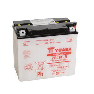 Motobaterie YUASA (originál) YB16L-B, 12V,  19Ah