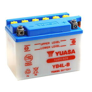 Motobaterie YUASA (originál) YB4L-B, 12V,  4Ah