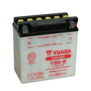 Motobaterie YUASA (originál) YB9-B, 12V,  9Ah