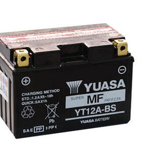 Motobaterie YUASA (originál) YT12A-BS, 12V,  10Ah