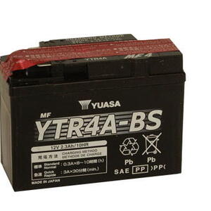 Motobaterie YUASA (originál) YTR4A-BS, 12V, 2.3Ah