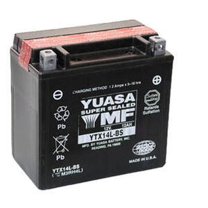 Motobaterie YUASA (originál) YTX14L-BS, 12V,  12Ah