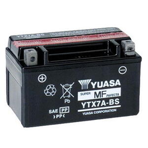 Motobaterie YUASA (originál) YTX7A-BS, 12V,  6Ah