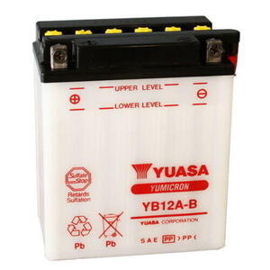 Motobaterie YUASA YB12A-B 12V 12Ah