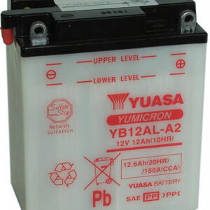 Motobaterie YUASA YB12AL-A2 12V 12Ah