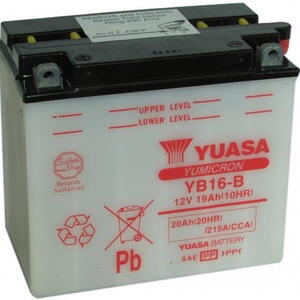 Motobaterie YUASA YB16-B 12V 19Ah