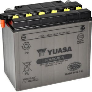 Motobaterie YUASA YB16-B-CX 12V 19Ah