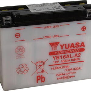 Motobaterie YUASA YB16AL-A2 12V 16Ah