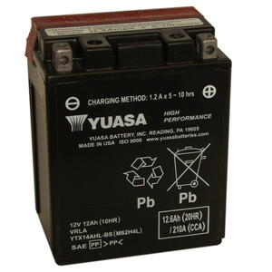 Motobaterie YUASA YTX14AHL-BS 12V 12Ah 210A