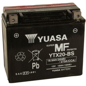 Motobaterie YUASA YTX20-BS 12V 18Ah 270A