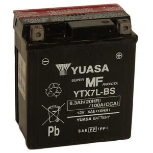 Motobaterie YUASA YTX7L-BS 12V 6Ah 100A