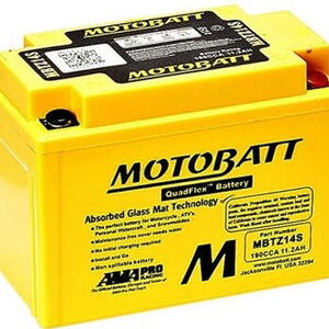 MotoBatt MBTZ14S - 11,5Ah 190A 12V - Baterie přednabitá