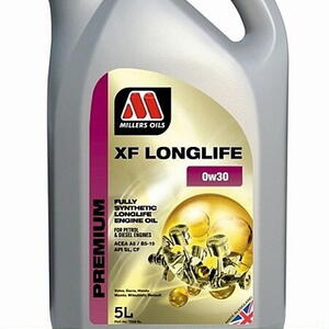 Motorový olej Premium Millers Oils XF Longlife 0w30 5 L 78585 (Akční komplet výměna oleje 