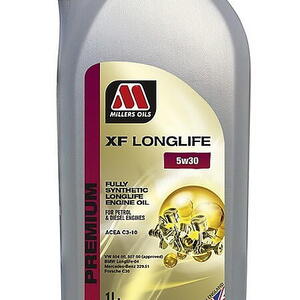 Motorový olej Premium Millers Oils XF Longlife 5w30 1 L 58621 (Akční komplet výměna oleje 