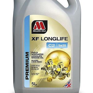 Motorový olej Premium Millers Oils XF Longlife C2 5w30 5 L 62295 (Akční komplet výměna ole