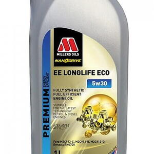 Motorový olej Premium Nanodrive Millers Oils EE Longlife ECO 5w30 1 L 77061 (Akční komplet