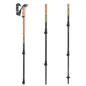 Nastaviteľné trekingové palice LEKI Sherpa 110-145 cm Čierna Nastaviteľné 21/22