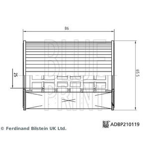 Olejový filtr BLUE PRINT ADBP210119