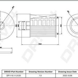 Olejový filtr DRIVE DP1110.11.0120